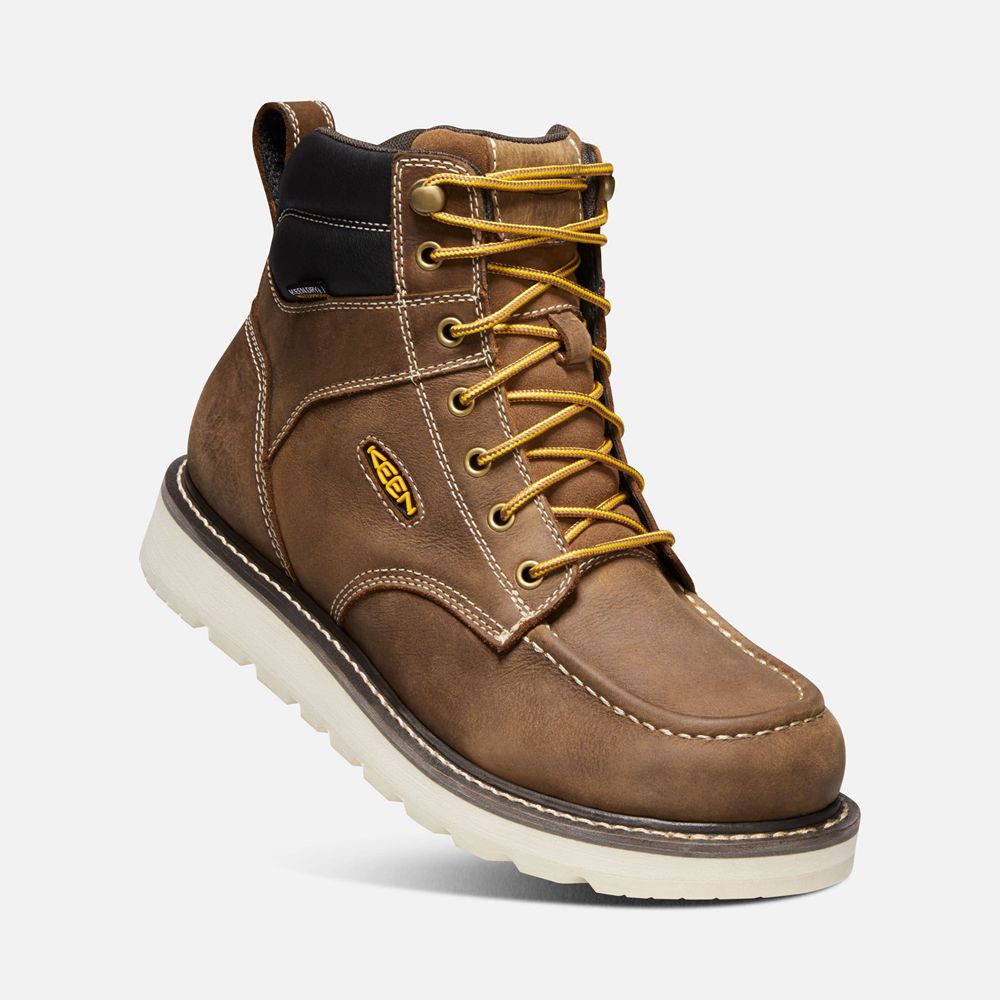 Botas de Zapatillas Keen Mexico Marrom - Hombre Cincinnati 6\" Waterproof (Soft Toe) - DO1038425